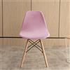 Highdi Coprisedia Elasticizzato in Velluto con Schienale, Fodere per Sedie Scandinave Moderno, Coperture della Sedia Ufficio Sala da Pranzo Lavabile Estraibile Universale (Rosa,2 Pezzi)