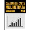 Independently published Quaderno di carta millimetrata: A4 Griglia 1 mm| Per le scienze, la matematica | 120 pagine