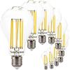 SUNSEED 10x Lampadina E27 Filamento LED 16W Goccia A75 2300 Lm Naturale 4000K, 142W Equivalente