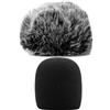 ChromLives Cover per Microfono, Cover in Schiuma per Parabrezza in Pelliccia compatibile con Blue Yeti, condensatore Yeti Pro (Furry & Foam Combo 2Pack)