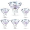 SCNNC Lampadina Alogena GU5.3 12V 20W, MR16 Dimmerabile Lampada Alogena Riflettore, 205LM Bianco Caldo 2700K, Faretti Alogeni GU5.3 per Illuminazione Della Pista, Illuminazione da Incasso, Confezione da 6