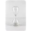 Lemonti Timeless Clessidra in vetro | 45 minuti in bianco | anche in 10/15/30/45/60 min | come decorazione per l'ufficio, la cucina e l'ora per i bambini..