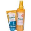 KLORANE Spray Solare Sublime SPF 50 + Shampoo Doccia Doposole al Monoï 1 pz