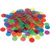 Learning Resources Dischetti Trasparenti Colorati (250 pezzi), 2 cm, 6 Colori, Strumenti Matematici per Bambini dai 5 Anni, Attività Educative per Classe e Casa