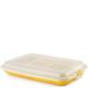 IBILI - Conico per Salsicce e Salumi Giallo 24.8 x 14.4 cm, in Plastica senza BPA, Riutilizzabile