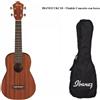 IBANEZ UKC10 Ukulele CONCERTO Natural Open Pore con borsa UK C10 DISCOMIXSOUND