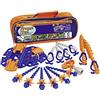 Peggy Peg PP99, Accessori con Stop Fix e Go, Marquise, Arancione, Set di 16 Pezzi