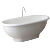 Vasca da bagno iseo bianca, 180x80x63,3 cm