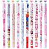 OFFCUP Penne Gel Colorate, 10Pcs penne a inchiostro gel colorato, Set Cancelleria Scuola, Penna a Sfera per Colorare Libri da Disegno, Scrittura, Graffitti, Libri da schizzi, Diario