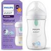 Philips Avent Biberon Natural Response - Biberon da 260 ml con valvola Airfree, senza BPA, per neonati da 1 mese in su, con motivo di elefante (modello SCY673/81)