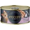 Encore in lattina 16 x 70 g Umido gatto - Tonno & Gamberetti