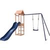 vidaXL AX Parco Giochi Bambini Torre Gioco Altalena Singola Scivolo Sabbiera 0K 3155856