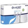 lucart Carta igienica 2 veli in pura cellulosa 300 strappi Lucart Professional Strong Maxi conf. 6 rotoli - 811E04