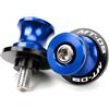 CCYYMOWOK MOWOK M6 Nottolini Moto Accessori per MT 09 MT09 TRACER FZ09 2014-2022 2023 2024 2025 MT-09 SP 6mm Nottolini forcellone posteriore per cavalletto alzamoto (Blu)