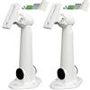 TAIZER Staffa Parete Telecamera 360 Gradi TAIZER 2PCS Staffa da Soffitto Regolabile per Parete Staffa Regolabile Universale Staffa per Telecamera CCTV in Alluminio Accessorio per Telecamera CCTV di Sicurezza