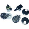 Ideal Standard - Multi Suites, Set di cerniere per sedile copriwater a chiusura rallentata serie Cantica in acciaio inox, T2324BJ, Cromato