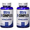 YAMAMOTO NUTRITION Ultra B-COMPLEX integratore alimentare di vitamine del gruppo B ad alto dosaggio (2 confezioni (120 capsule))