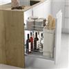 Menage Confort Portabottiglie per mobile basso da cucina di larghezza esterna 300 mm