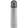 Jata Casa 826 Thermos da Viaggio, Acciaio Inossidabile, Grigio e Verde, Piccolo