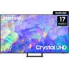 Samsung TV UE75CU8570UXZT Crystal UHD 4K, Smart TV 75 Dynamic Crystal color, HDR, OTS Lite, AirSlim Design, Integrato con Bixby e Alexa compatibile con Google Assistant, Titan Gray 2023
