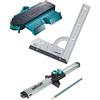 wolfcraft Set Posa Laminato e Pavimenti di Design con Squadra e Calibro