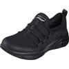 Skechers Arch Fit Lucky Thoughts, Sneaker Donna, Nero, 39 EU
