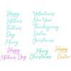 Sizzix Thinlits Die Set 10PK Tutte le occasioni di Olivia Rose, 665815