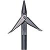 SEAC Arpione Acciaio Inox a Due Alette, Unisex Adulto, Nero, Standard