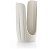Guzzini - Tierra, Portabicchieri in Plastica Riciclata - Bianco Latte, ø9,5 x h18,5 cm - 197600156