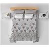 HomeLife Copriletto una piazza e mezzo Cotone Primaverile/Estiva Made In Italy [220x280] | Coperta Cotone Leggera per Letto alla Francese | Copri Letto Traspirante con Fantasia Mongolfiere | Beige