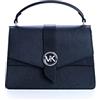 Michael Kors MD TH Satchel, Borsa Donna, Nero, Unica