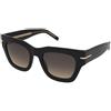 Boss by Hugo Boss Hugo Boss Boss 1520/S 807/PR | Occhiali da Sole Graduati o Non Graduati | Prova Online | Plastica | Quadrati | Nero | Adrialenti
