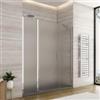 DEGHI Box doccia nicchia 170cm 40 giunto + 80 battente + 55 fisso opaco 190h - Nilo