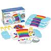Learning Resources Set di classificazione a forma di arcobaleno per la classe (set da 4), abilità fino-motorie, classificazione, riconoscimento di schemi, giocattolo per la formazione e l'apprendimento, 3+