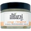 The Natural Deodorant Co, Balsamo Deodorante Pulito Arancia + Bergamotto 55g, Senza Alluminio, Senza Plastica, Protezione Per Tutto Il Giorno