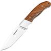 TONIFE Farmer Coltello da caccia fisso full tang con manico in palissandro naturale e fodero in cuoio
