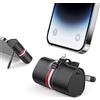 VIYISI Power bank per iPhone 5000mAh, VIYISI caricatore portatile a ricarica rapida 20W PD, piccola batteria esterna con display a LED e supporto, compatibile con iPhone 14/14 Pro Max/12/11/XR/X/8 - Nero