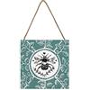 Amanda Colville Little Bee blocco di legno, multicolore, 20 x 20 cm