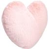 Amazon Basics Cuscino decorativo a forma di cuore rosa chiaro, 45 x 41 cm