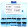 Hilitand M1 M1.2 M1.4 M1.7 Misto acciaio inossidabile con testa a croce Mini vite Phillips testa filettante piccola vite kit, 1000 pezzi per l'elettronica di occhiali da vista