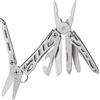 NexTool Mini Flagship Multitool, 10 In 1 Coltello Multiuso Pinza Multiuso Sattrezzo Multifunzione con Coltellino Apribottiglie Forbici Regali per la Festa del Papa, Regalo Festa del Papà-Argento