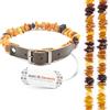 Baltic Elements Ambra Collare per cani e gatti contro zecche, protezione naturale contro le zecche, con collana in ambra come collare per zecche, anche gatti, alternativa alle zecche
