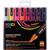 Uni-Ball uni POSCA PC-8K, 15 pcs Nero, Blu, Marrone, Oro, Verde, Arancione,  Rosa, Rosso, Argento, Viola, Bianco, Giallo 15pezzo(i) evidenziatore :  : Cancelleria e prodotti per ufficio