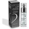 LOVVES Siero Viso Antirughe Uomo, Alta Cosmesi Naturale, Stimola la Produzione di Collagene, Levigante, per il Trattamento quotidiano del Viso e contorno Occhi, Flacone in Vetro da 30ml.