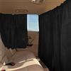 SAVITA 3 Pz Tenda Divisoria per Interni Auto, 1 Set di Tenda per Auto Sole con 1 Sedile Posteriore e 2 Laterali Tenda Divisoria per Finestre Tenda Divisoria Auto per Auto per Campeggio Viaggio