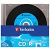 Verbatim - Scatola 10 CD-R Data Life Plus Data Vinyl - slim 1X-52X - 43426 - 700MB (unità vendita 1 pz.)