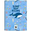 Dohe - Cartellina con 3 alette formato Folio - WWF - Save our Oceans