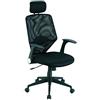 Demeyere 13Casa - Lawyer A9 - Poltrona ufficio. Dim: 61x61x116 h cm. Col: Nero. Mat: Poliestere, Nylon.