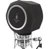 Michear Microfono Vento Schermo Pop Filtro Spugna Insonorizzata Portatile Copertura Schiuma Filtro Riflesso Assorbente per Cabina Vocale Professionale Casa Live Studio