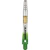 Unicorn Aste girevoli per Freccette | Gripper 360 Bicolore | policarbonato Resistente con Supporto in Lega | Verde | Medio 44,9 mm | 3 steli